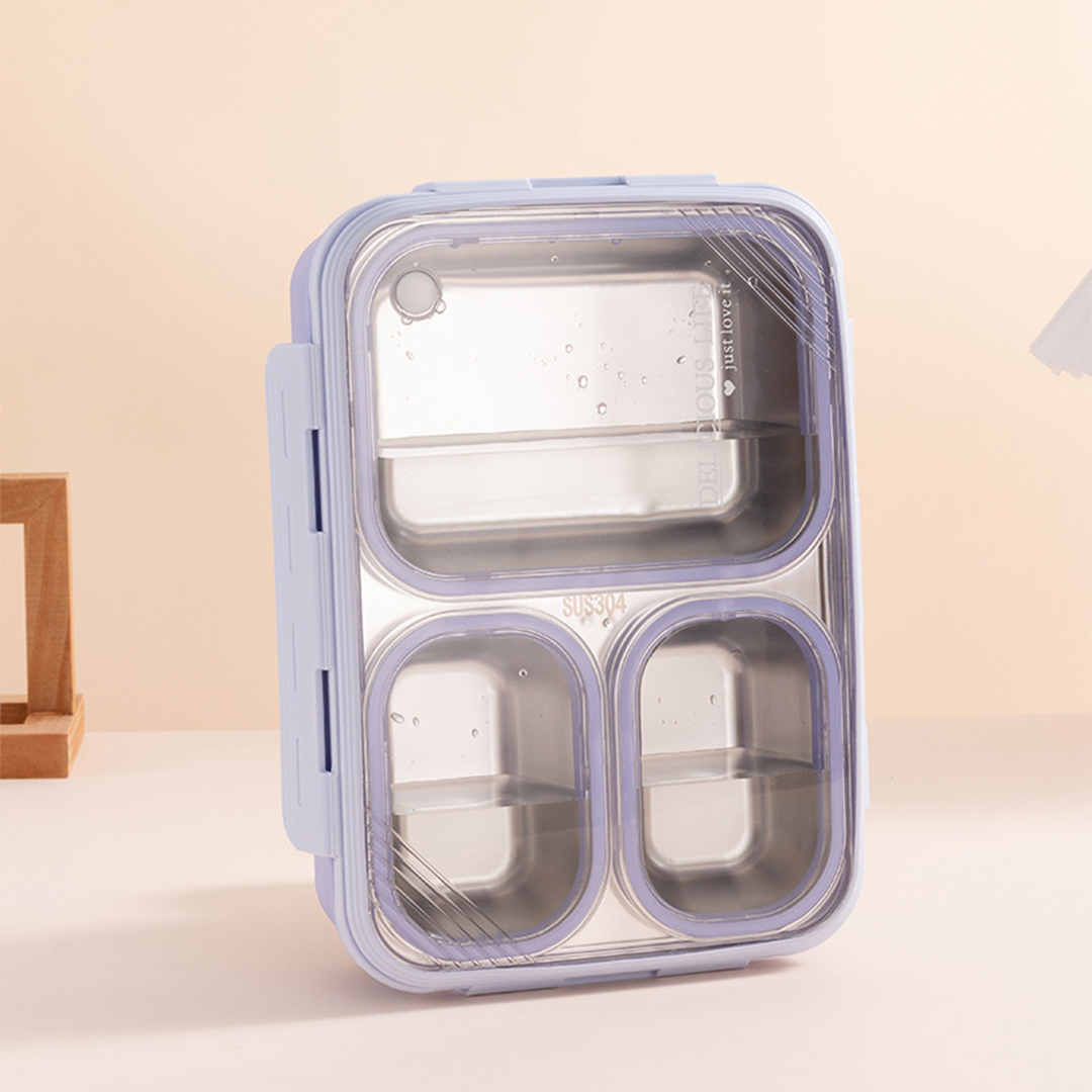 PANNA - Lunch Box Stainless 304 Sekat Kotak Bekal Anti Bocor Tumpah