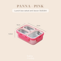 PANNA - Lunch Box Stainless 304 Sekat Kotak Bekal Anti Bocor Tumpah