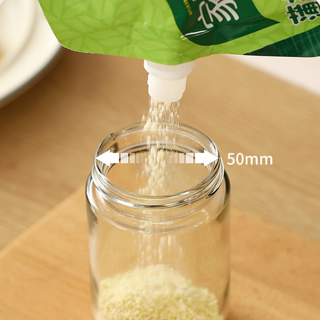 PEPPA - Botol Bumbu Kaca Spice Bottle 250ml Shaker Tuang 2in1
