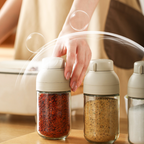 PEPPA - Botol Bumbu Kaca Spice Bottle 250ml Shaker Tuang 2in1