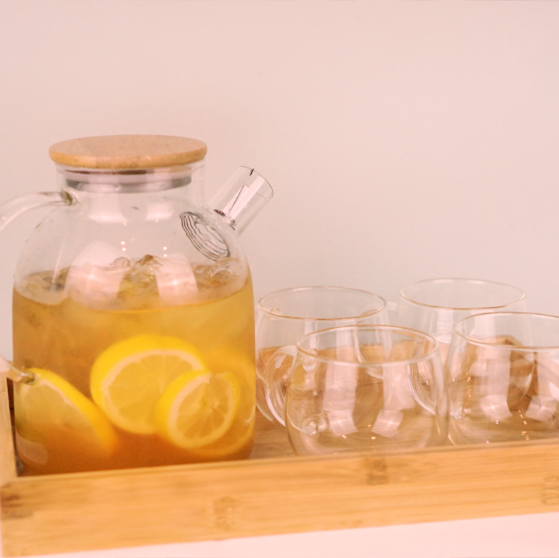 PIKA - Teko kaca Pitcher tahan panas dingin 1,6L
