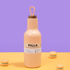 PILLA -Tumbler Vakum 900ml SS 304 dengan Handle Tahan Dingin 24 Jam Tahan Panas 12 Jam