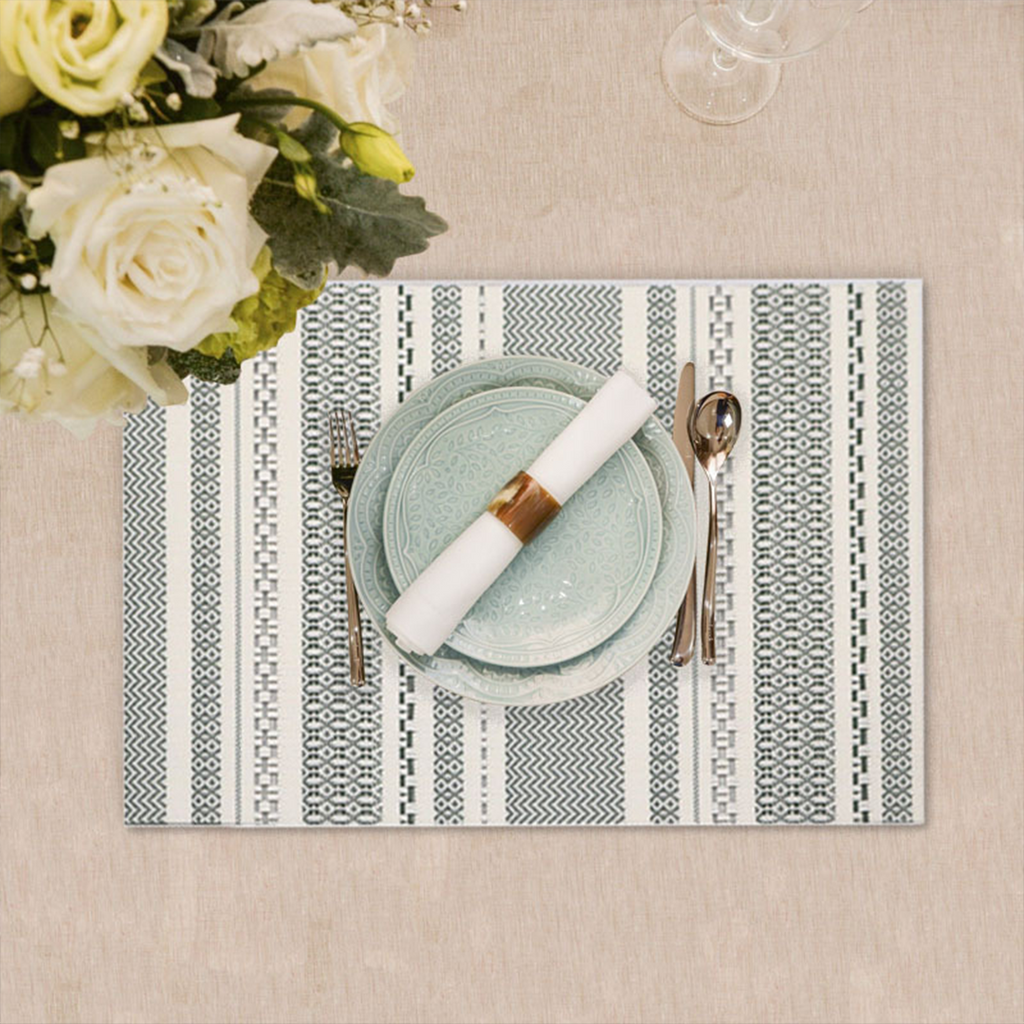PLACEMAT - Alas Tatakan Piring Gelas Meja Makan PVC Tahan Air