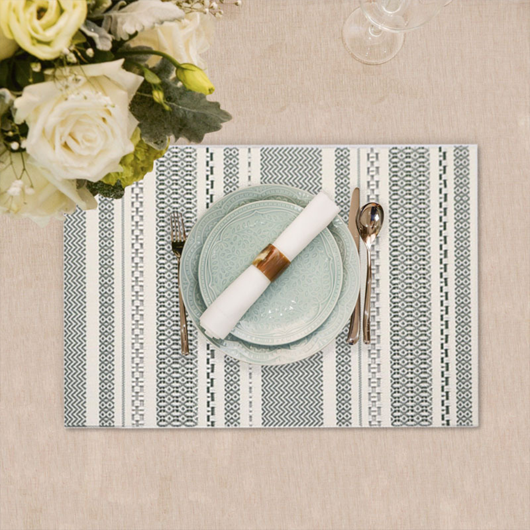 PLACEMAT - Alas Tatakan Piring Gelas Meja Makan PVC Tahan Air