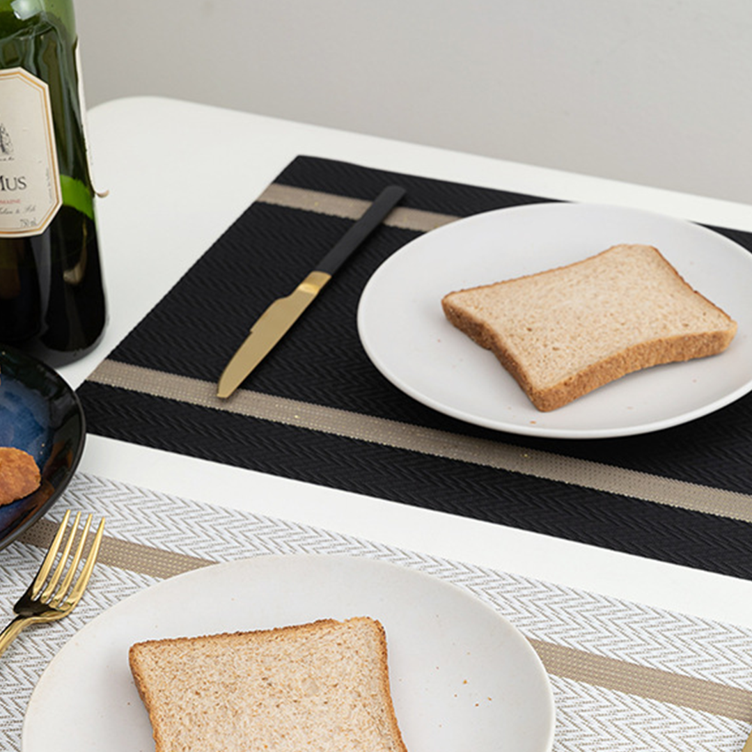 PLACEMAT - Alas Tatakan Piring Gelas Meja Makan PVC Tahan Air