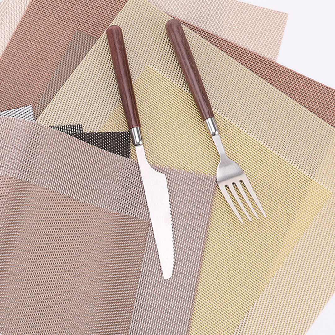 PLACEMAT - Alas Tatakan Piring Gelas Meja Makan PVC Tahan Air