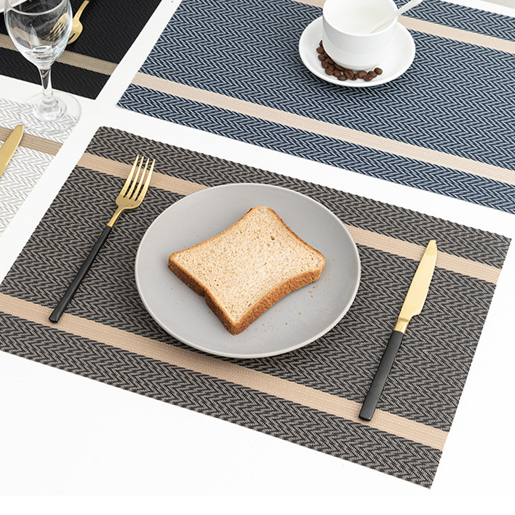 PLACEMAT - Alas Tatakan Piring Gelas Meja Makan PVC Tahan Air