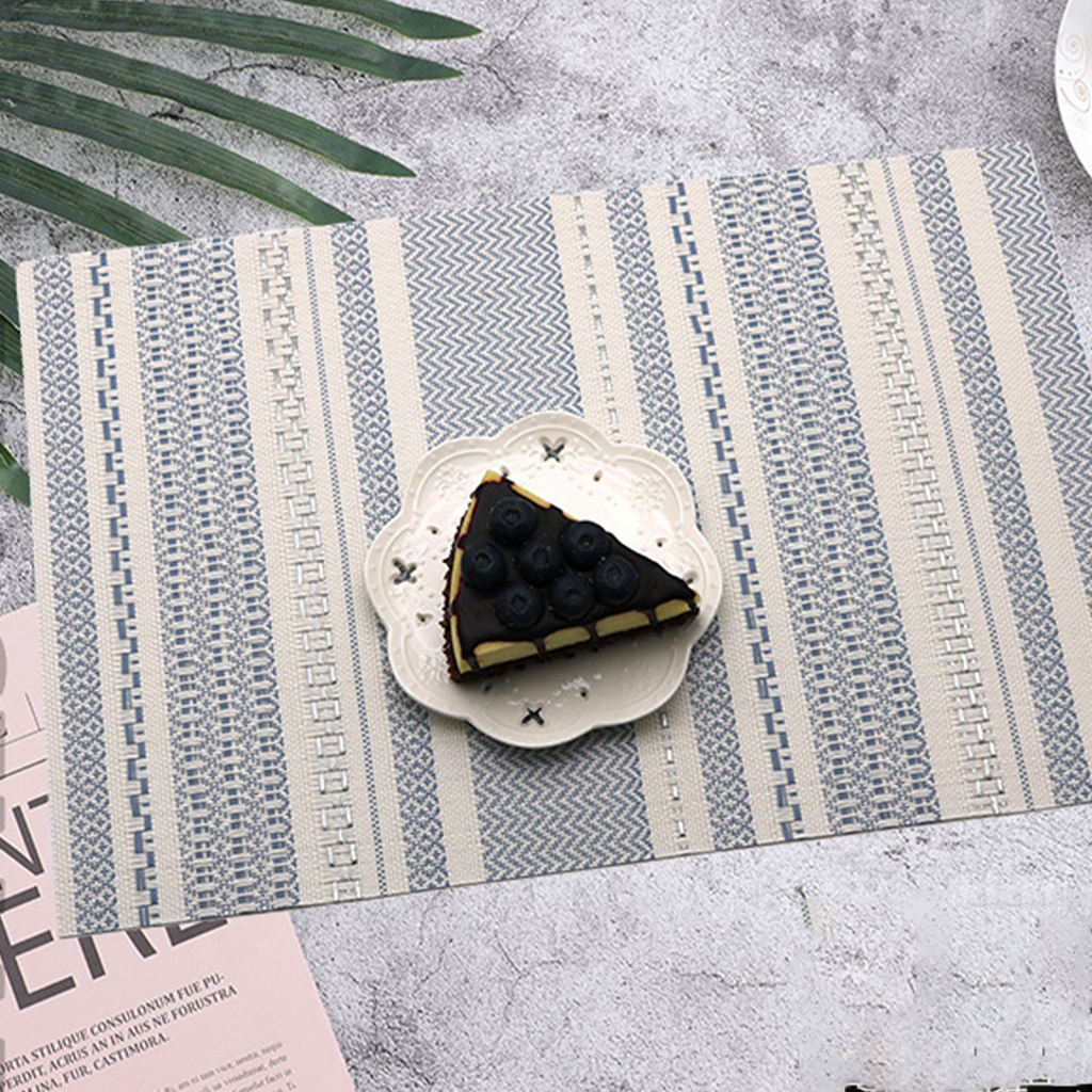 PLACEMAT - Alas Tatakan Piring Gelas Meja Makan PVC Tahan Air