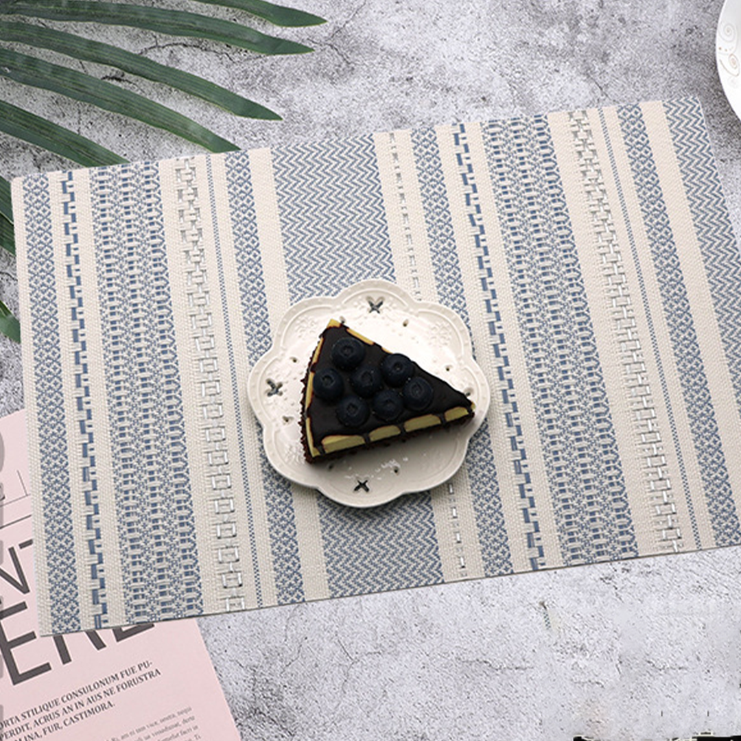 PLACEMAT - Alas Tatakan Piring Gelas Meja Makan PVC Tahan Air