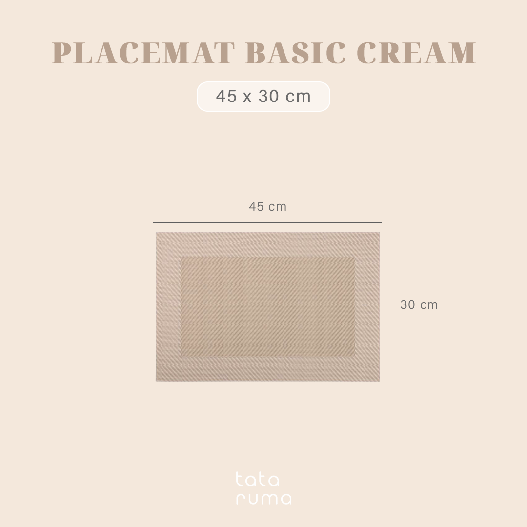 PLACEMAT - Alas Tatakan Piring Gelas Meja Makan PVC Tahan Air