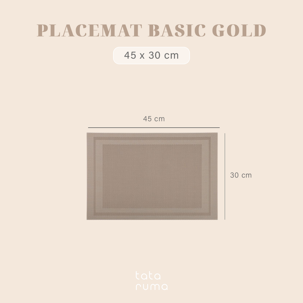 PLACEMAT - Alas Tatakan Piring Gelas Meja Makan PVC Tahan Air