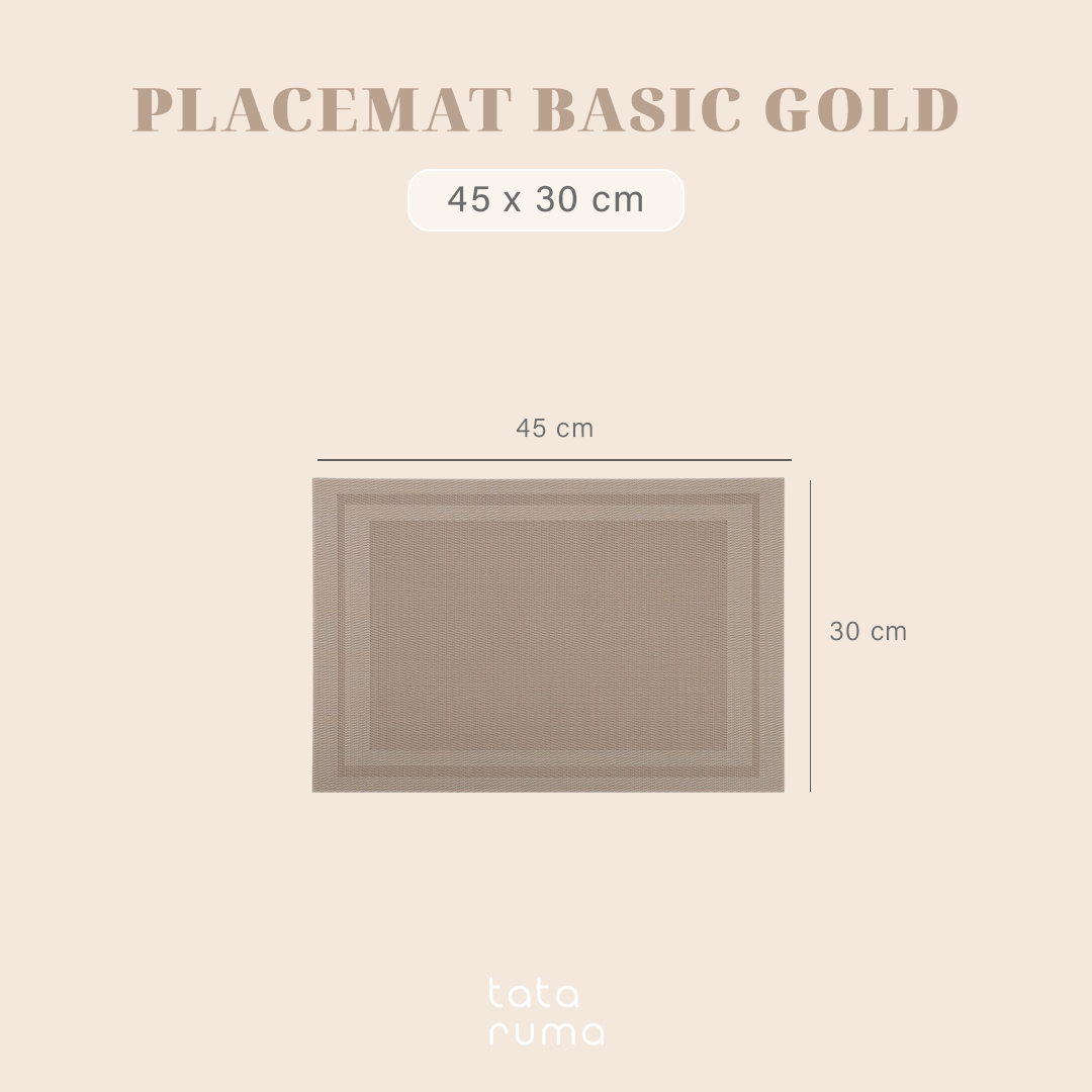 PLACEMAT - Alas Tatakan Piring Gelas Meja Makan PVC Tahan Air