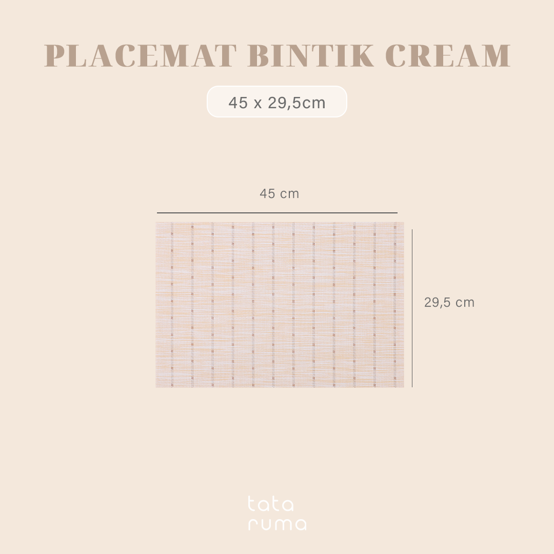 PLACEMAT - Alas Tatakan Piring Gelas Meja Makan PVC Tahan Air