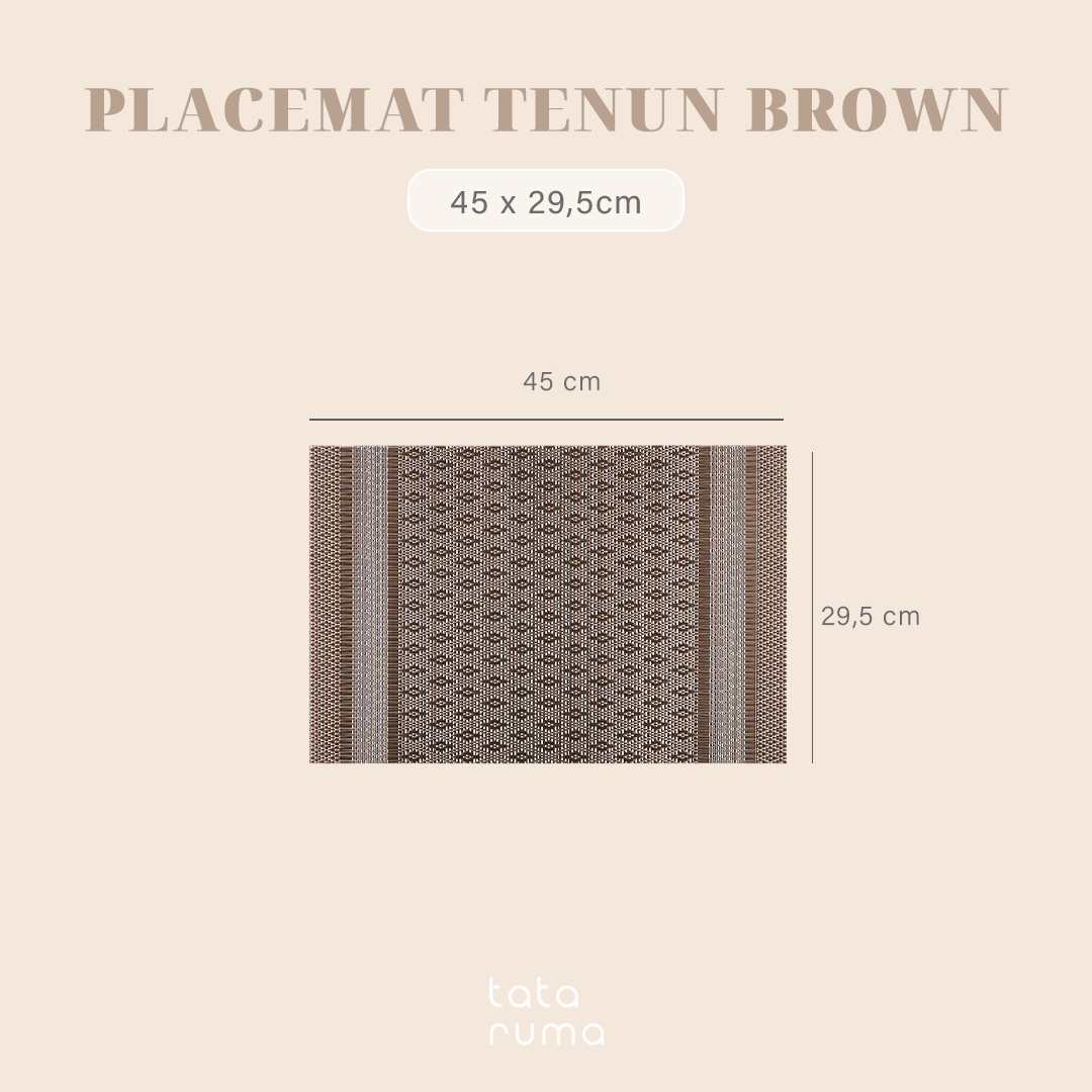 PLACEMAT - Alas Tatakan Piring Gelas Meja Makan PVC Tahan Air