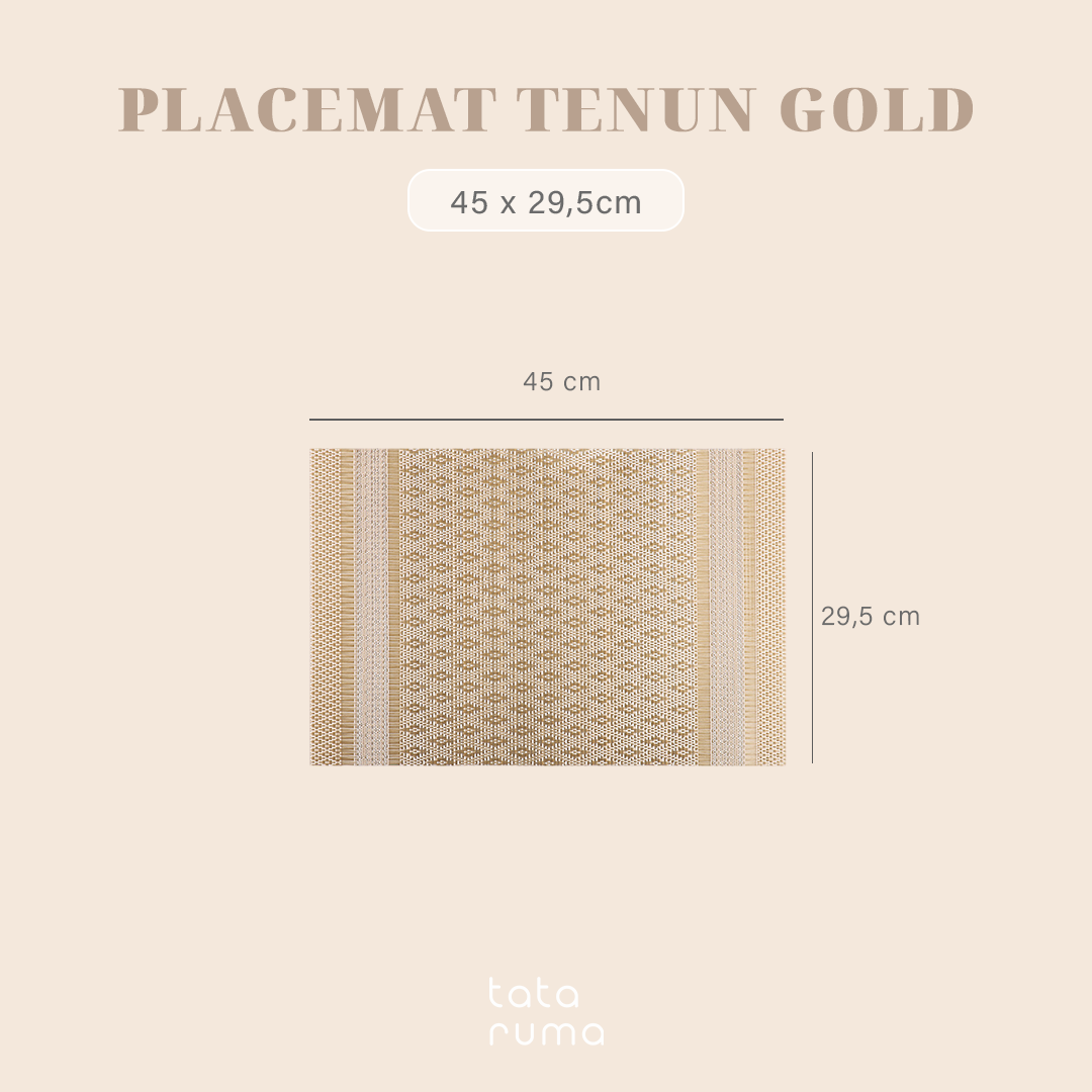 PLACEMAT - Alas Tatakan Piring Gelas Meja Makan PVC Tahan Air