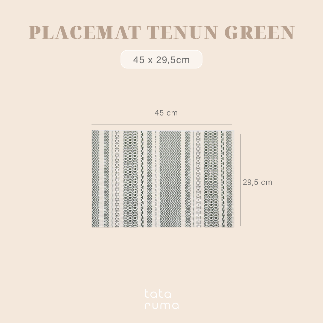 PLACEMAT - Alas Tatakan Piring Gelas Meja Makan PVC Tahan Air