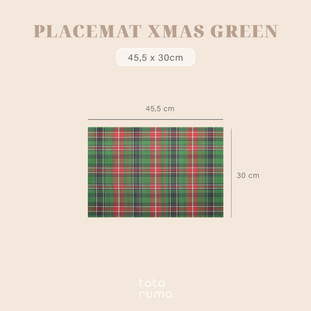 PLACEMAT - Alas Tatakan Piring Gelas Meja Makan PVC Tahan Air