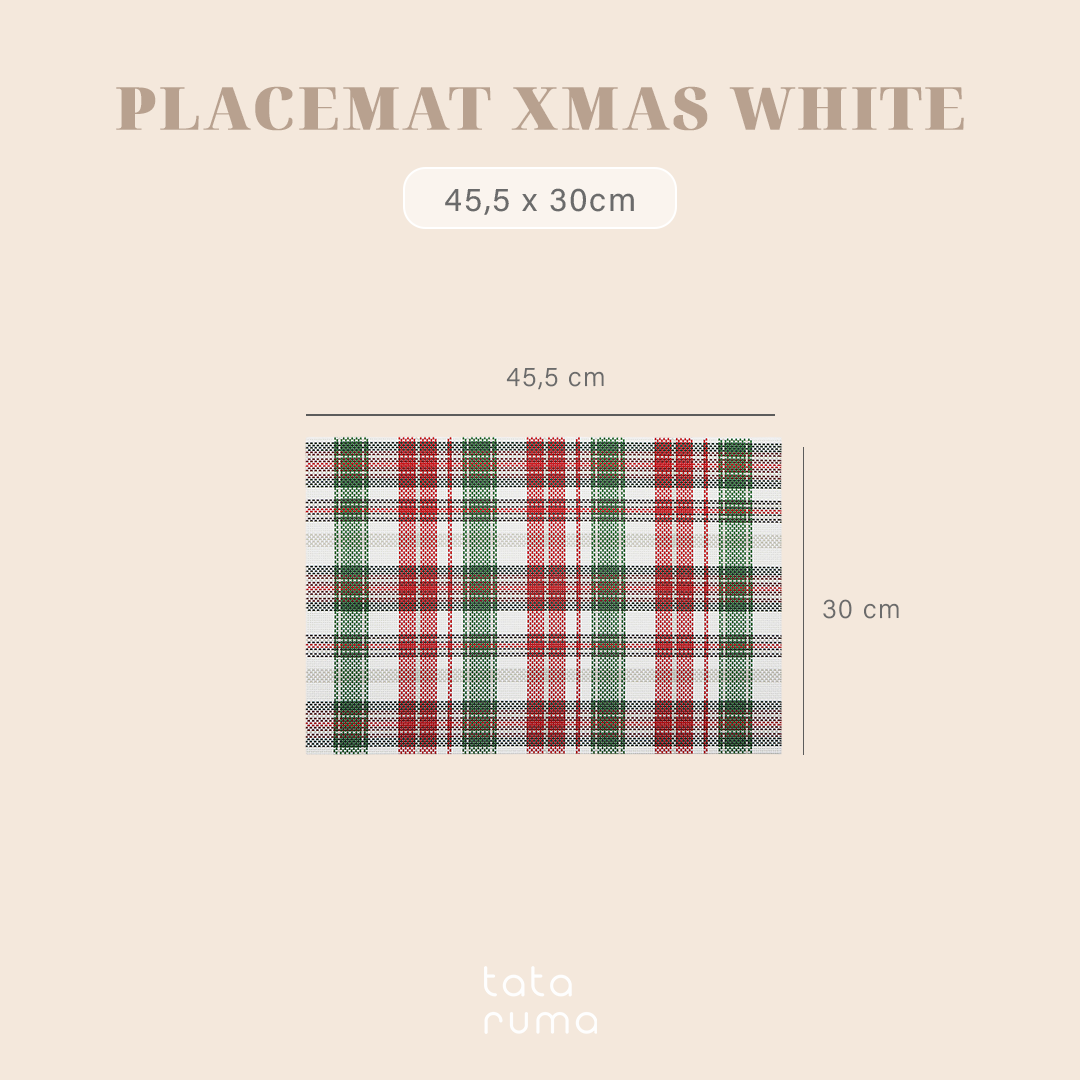 PLACEMAT - Alas Tatakan Piring Gelas Meja Makan PVC Tahan Air