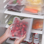 POCHI - Reusable Ziplock Silicone Silikon Pouch Bag Tas Penyimpanan Makanan Kedap Udara Anti Bocor Fridge Organizer Container Kontainer Kulkas
