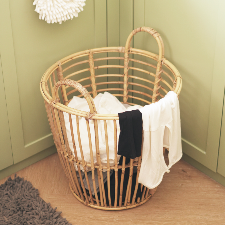 RANDORI -  Keranjang Baju Laundry Rotan Serbaguna Handmade Rattan Basket