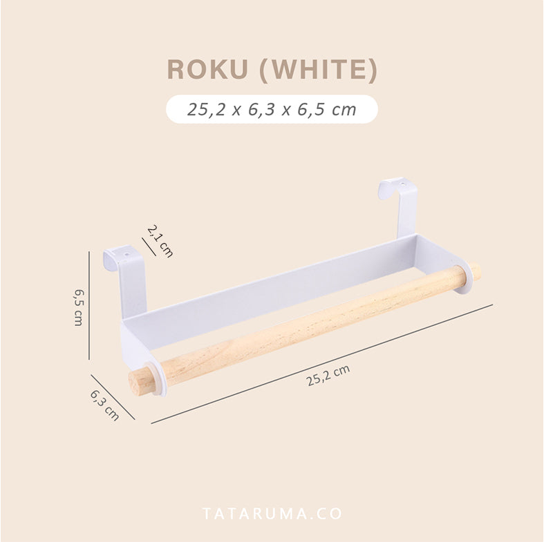 ROKU - Gantungan Cantolan dengan Palang Kayu Gantung Lap Celemek Handu