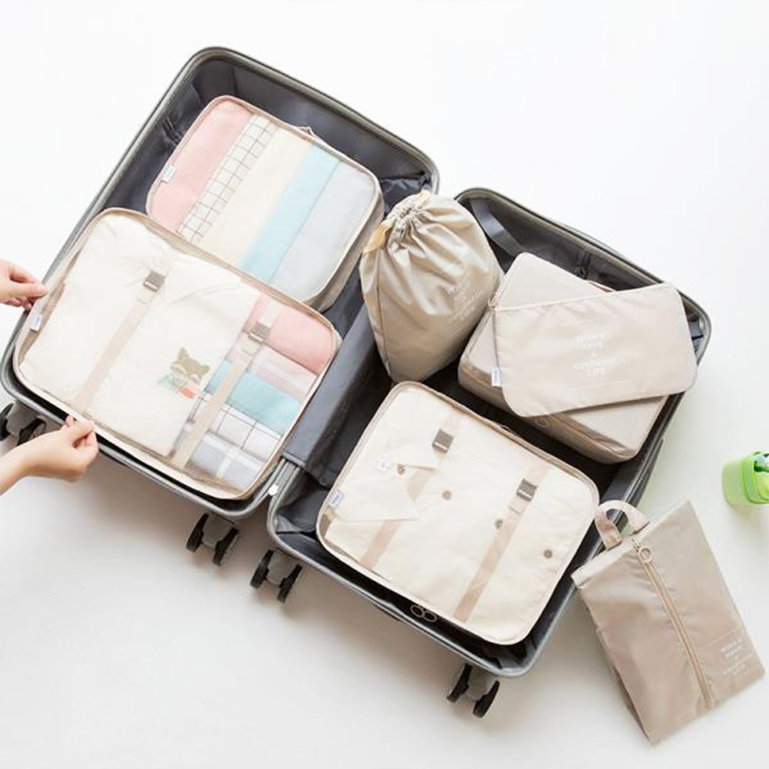 RYOKO - Tas Organizer Travel Kantung Packing 7 in 1