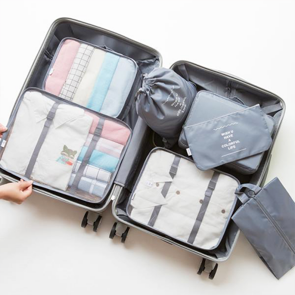 RYOKO - Tas Organizer Travel Kantung Packing 7 in 1
