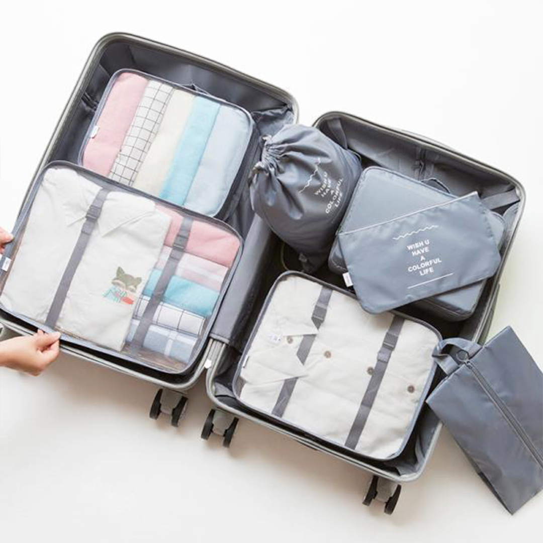 RYOKO - Tas Organizer Travel Kantung Packing 7 in 1