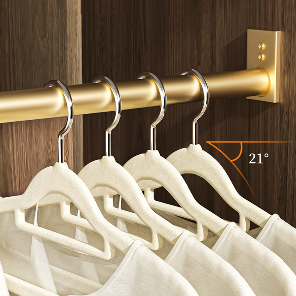 SAGARU - Gantungan Baju Hanger Suede Non-slip