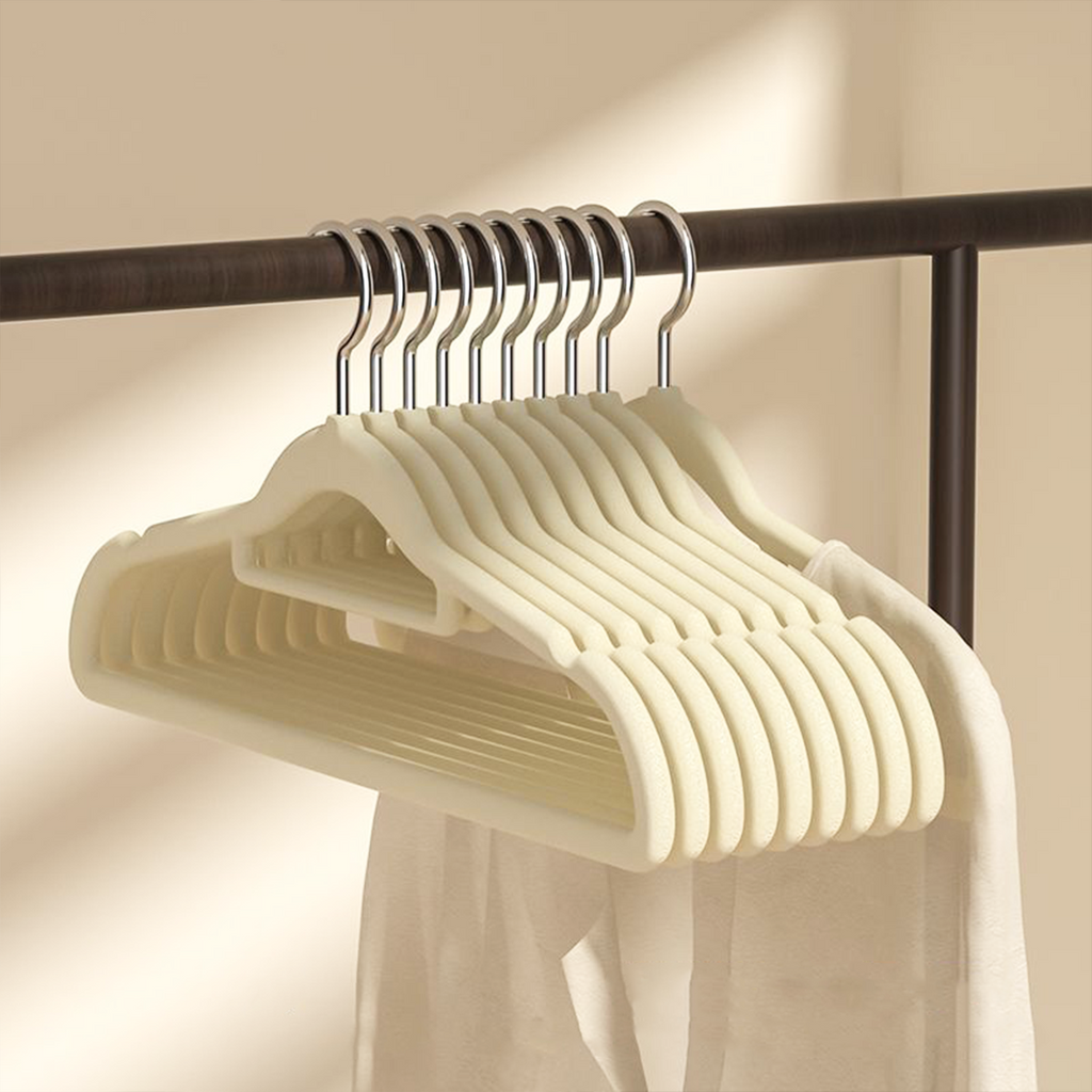 SAGARU - Gantungan Baju Hanger Suede Non-slip