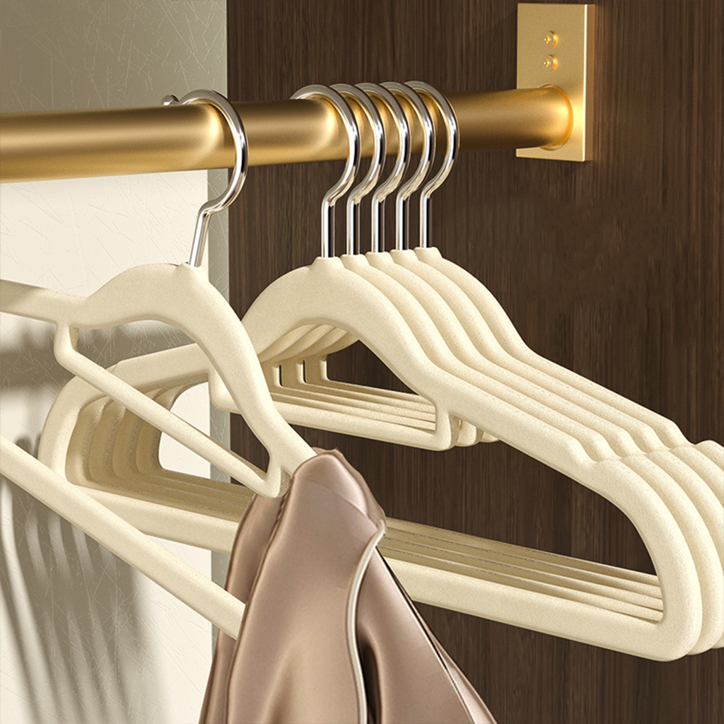 SAGARU - Gantungan Baju Hanger Suede Non-slip