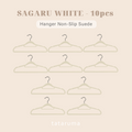 SAGARU - Gantungan Baju Hanger Suede Non-slip