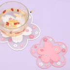 SAKUMI - Alas Tahan Panas Food Grade Sakura Coaster Tatakan