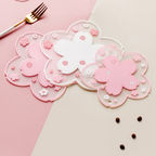 SAKUMI - Alas Tahan Panas Food Grade Sakura Coaster Tatakan