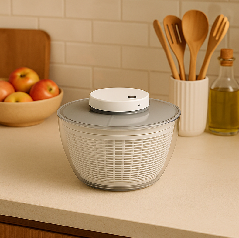 SARADA - Salad Spinner Bowl Peniris Pengering Putar Sayur Buah Elektrik