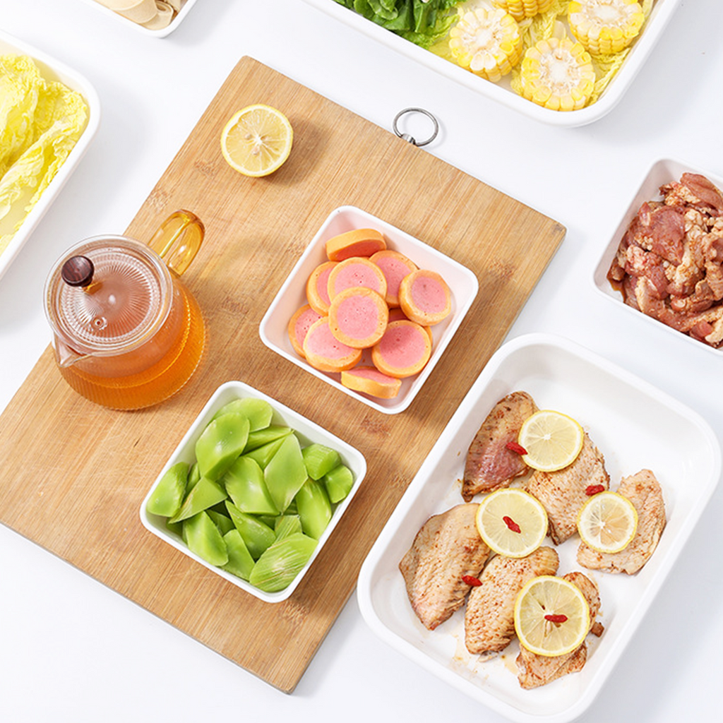 SHOKI - Piring Nampan Saji Food Prep Sayur Daging Hot Pot Lauk Serbaguna