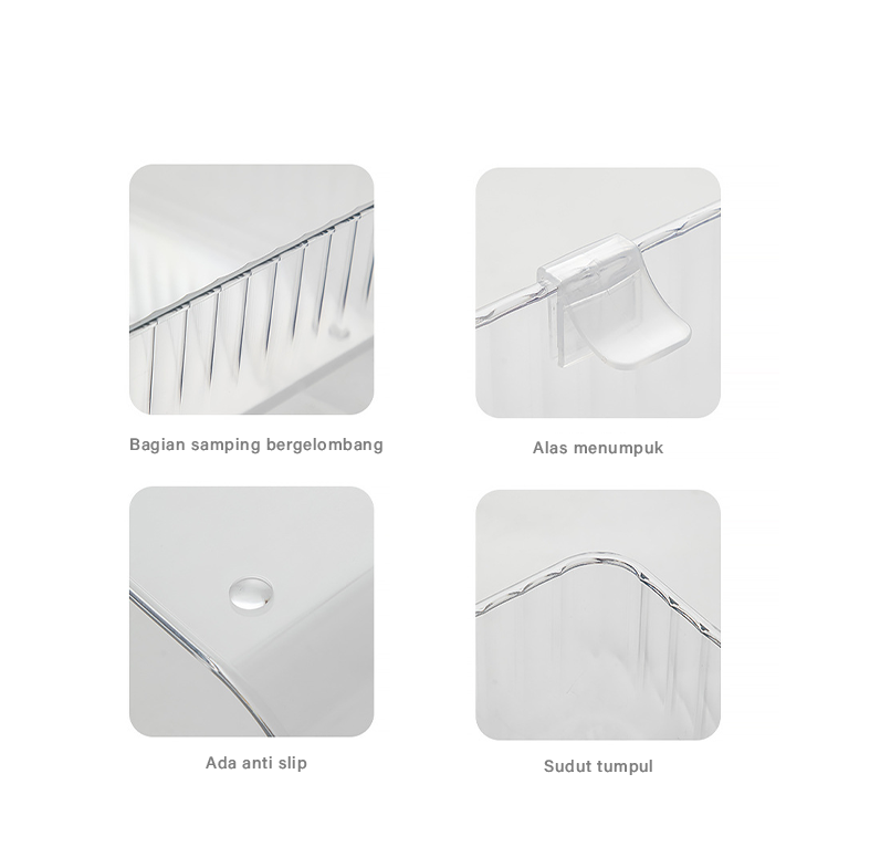 SHORUI - Stackable Storage Organizer 2 Tumpuk Tempat Dokumen Kertas Buku Alat Tulis Multifungsi Serbaguna