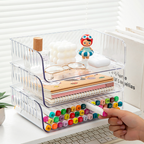 SHORUI - Stackable Storage Organizer 2 Tumpuk Tempat Dokumen Kertas Buku Alat Tulis Multifungsi Serbaguna