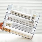 SHORUI - Stackable Storage Organizer 2 Tumpuk Tempat Dokumen Kertas Buku Alat Tulis Multifungsi Serbaguna