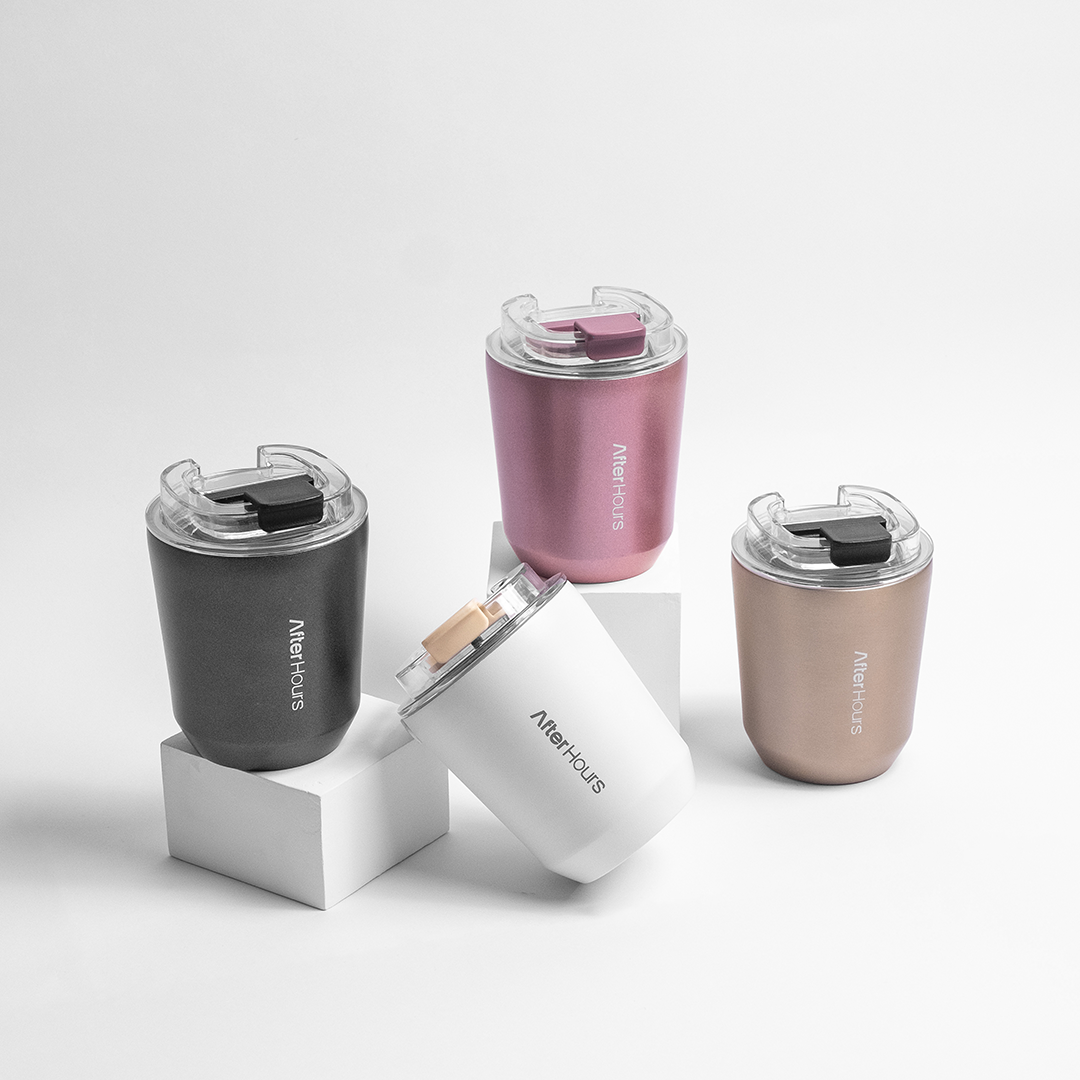 SIPZY - Tumbler Cup Stainless 304 Gelas Kedap Antibocor 250ml Tahan Panas 5 Jam Dingin 12 Jam Botol Steel Vacuum