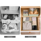 SKIBB - Clothes Storage Box set isi 6 Penyimpanan Baju/Pakaian/Dalaman Lipat Serbaguna