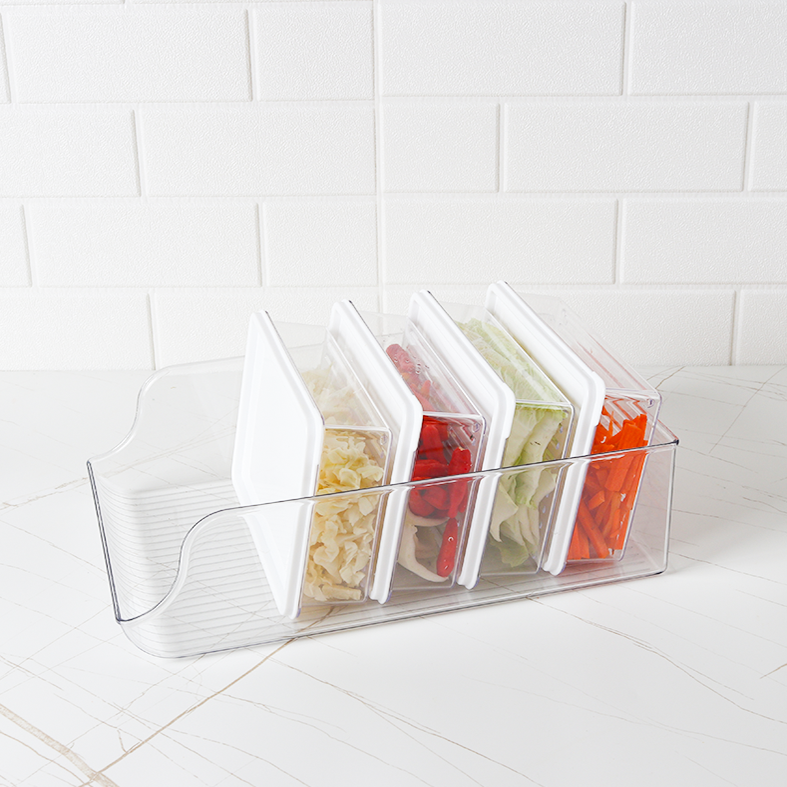 BUNDLING MOJI SOJI S/M/L - Kotak Kontainer Tempat Penyimpanan Toples Makanan Sayur Buah Daging Kulkas Fridge Freezer Food Storage Container Organizer Box