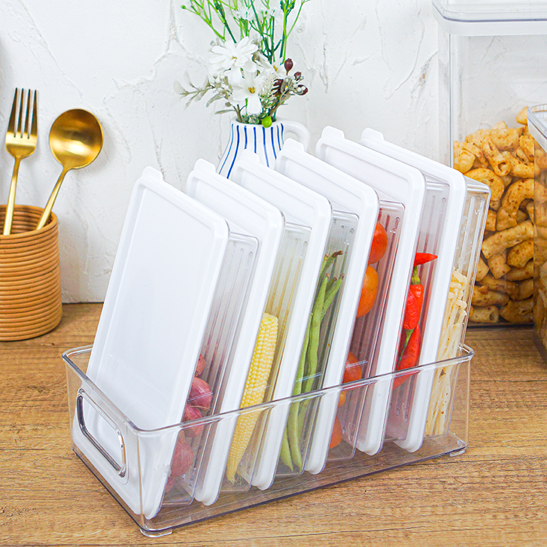 BUNDLING MOJI SOJI S/M/L - Kotak Kontainer Tempat Penyimpanan Toples Makanan Sayur Buah Daging Kulkas Fridge Freezer Food Storage Container Organizer Box