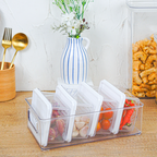 BUNDLING MOJI SOJI S/M/L - Kotak Kontainer Tempat Penyimpanan Toples Makanan Sayur Buah Daging Kulkas Fridge Freezer Food Storage Container Organizer Box