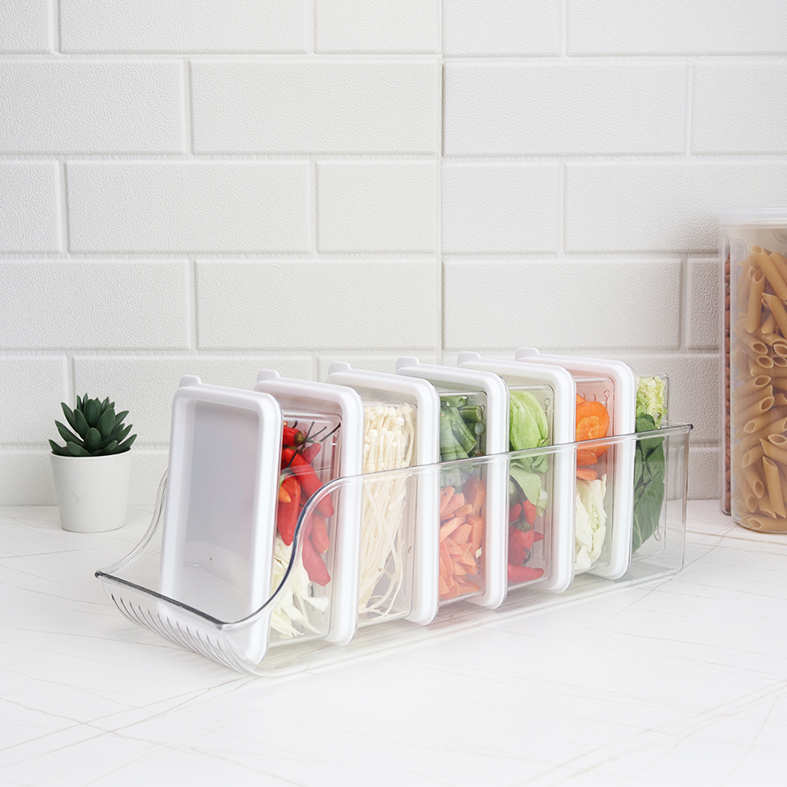 BUNDLING MOJI SOJI S/M/L - Kotak Kontainer Tempat Penyimpanan Toples Makanan Sayur Buah Daging Kulkas Fridge Freezer Food Storage Container Organizer Box