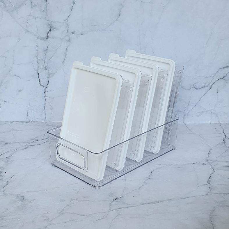 BUNDLING MOJI SOJI S/M/L - Kotak Kontainer Tempat Penyimpanan Toples Makanan Sayur Buah Daging Kulkas Fridge Freezer Food Storage Container Organizer Box