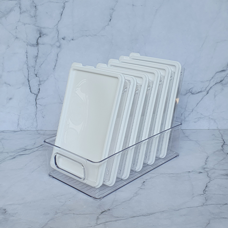 BUNDLING MOJI SOJI S/M/L - Kotak Kontainer Tempat Penyimpanan Toples Makanan Sayur Buah Daging Kulkas Fridge Freezer Food Storage Container Organizer Box