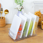 BUNDLING MOJI SOJI S/M/L - Kotak Kontainer Tempat Penyimpanan Toples Makanan Sayur Buah Daging Kulkas Fridge Freezer Food Storage Container Organizer Box