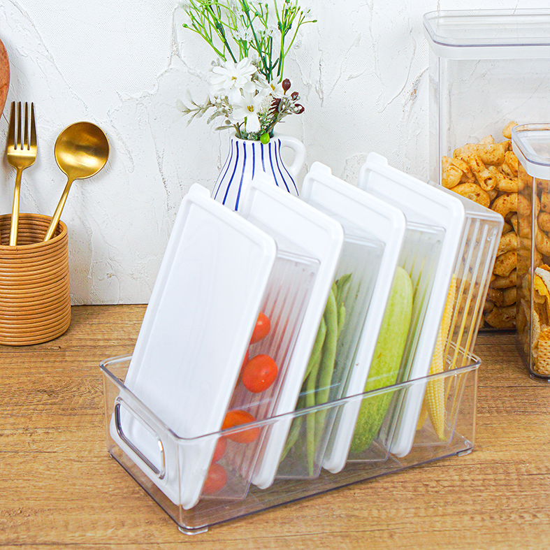 BUNDLING MOJI SOJI S/M/L - Kotak Kontainer Tempat Penyimpanan Toples Makanan Sayur Buah Daging Kulkas Fridge Freezer Food Storage Container Organizer Box