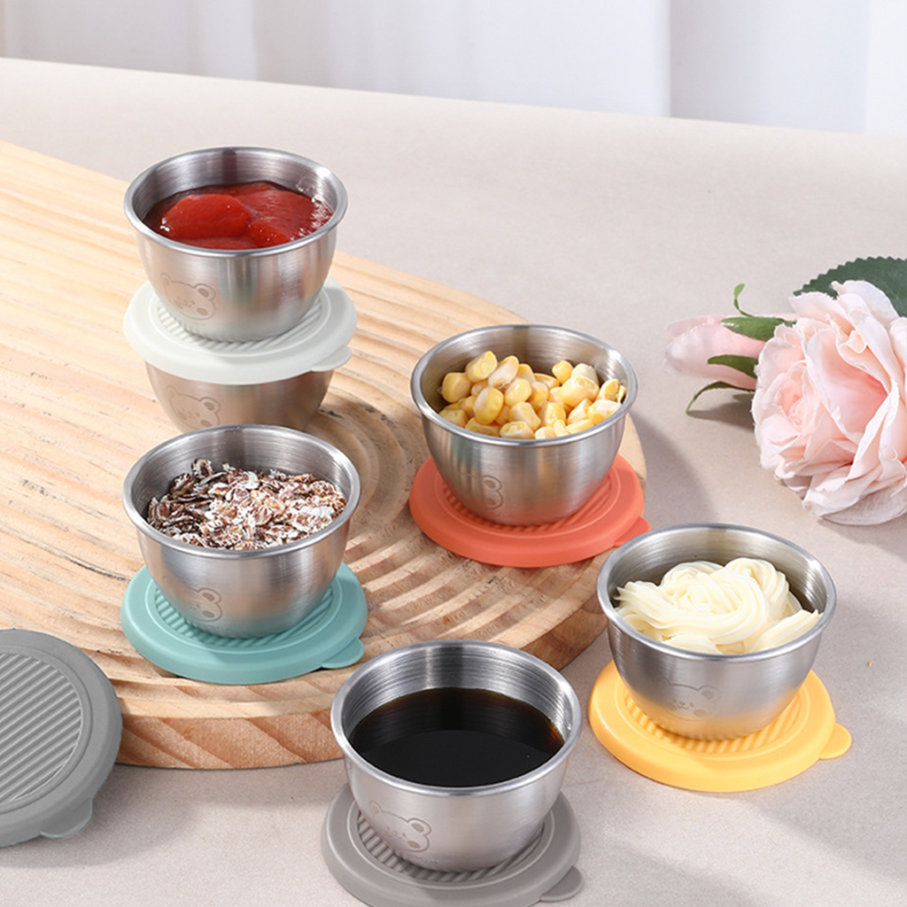 SOSU - Mini Sauce Cup Tempat Saos Kecap Mayones Anti Karat SUS304